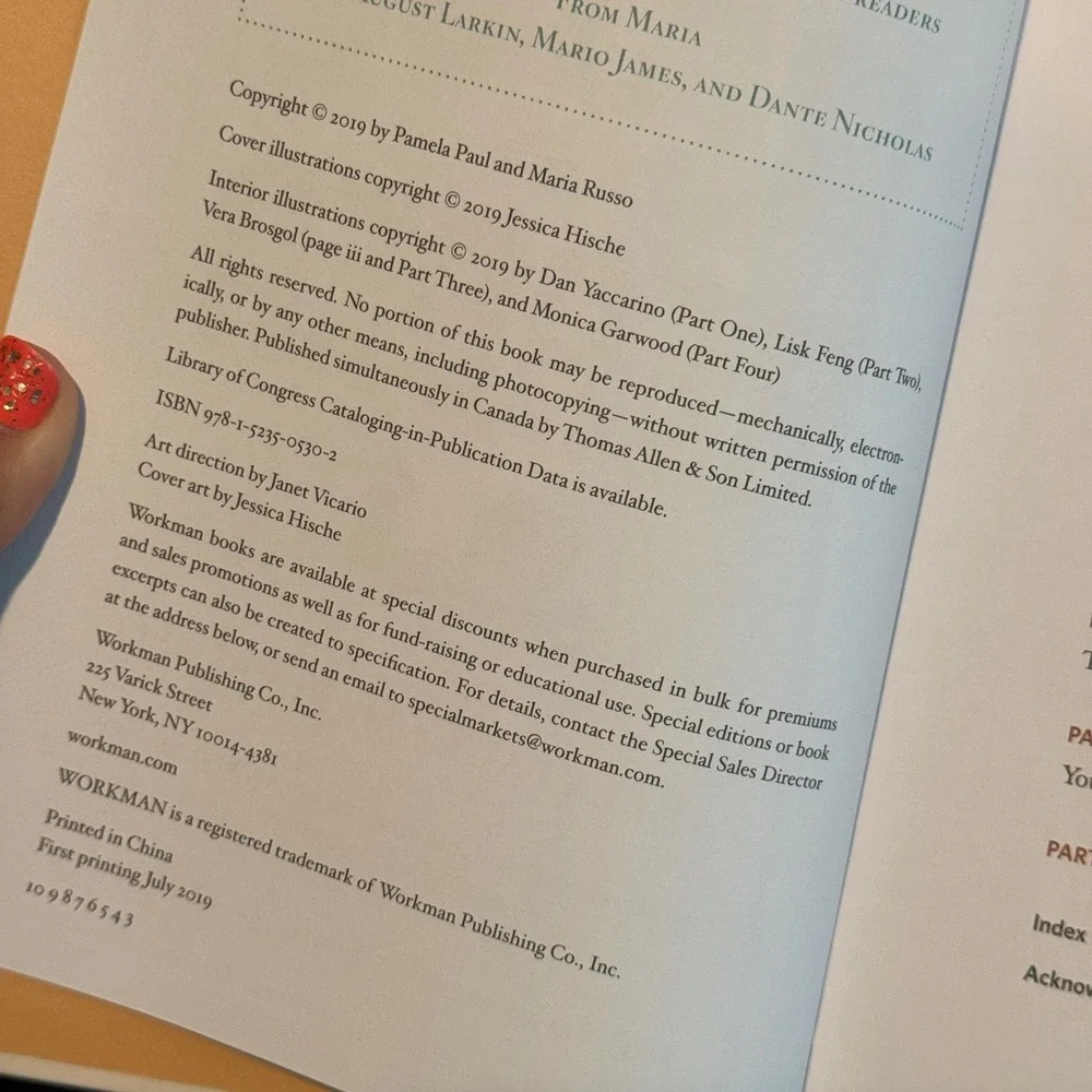 How to‎ Raise a Reader Book Pamela Paul Maria Russo Parenting Guide